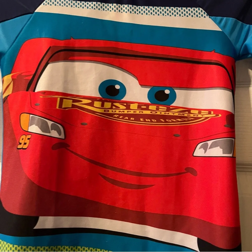 Lightning McQueen swim top. Disney parks